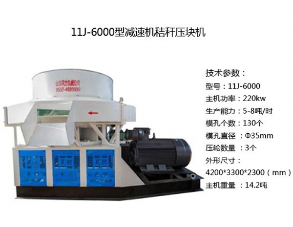 220kw秸稈壓塊機